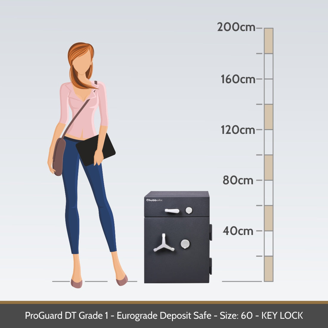 Chubbsafes, ProGuard DT Grade 1 Deposit Safe - Size: 60K